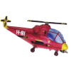 Мини фигура Вертолет, Красный (14"/36 см) FM 1 шт.